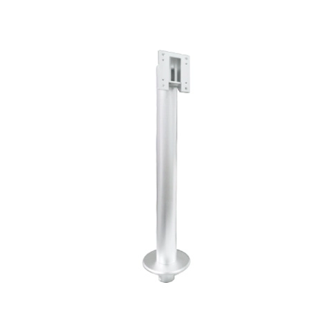 Zkteco kjz03 - soporte de fijación para equipos visible light  linea speedfacev5l, profacex y facedepot7bl  acero inoxidable  compatible con nuevos pedestales fmb03 y fmb01