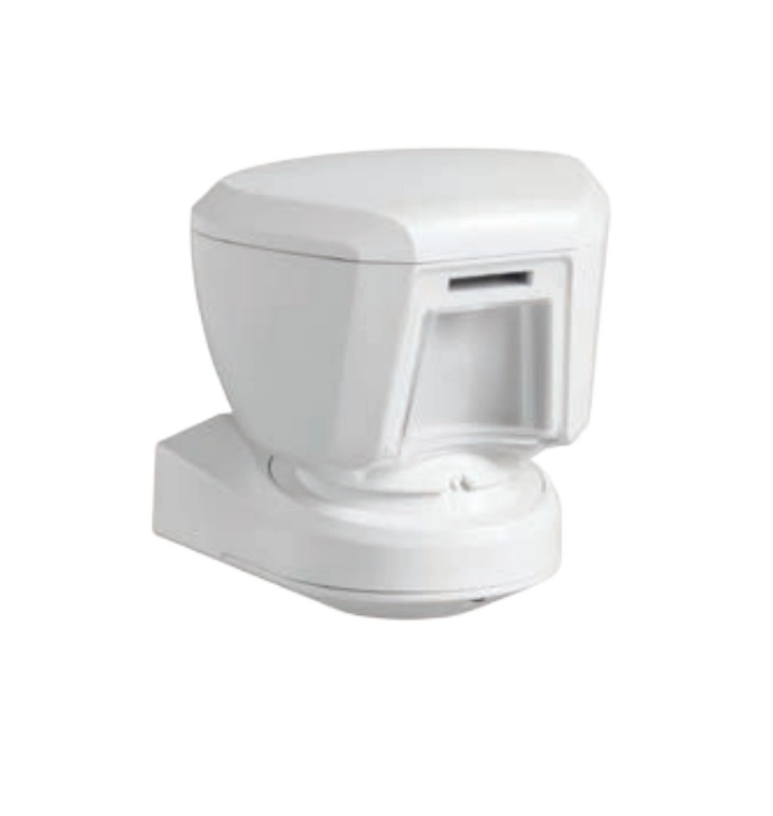Dsc lc181 - detector de movimiento infrarrojo para exteriores cableado con anti enmascaramiento y lente octa-quad