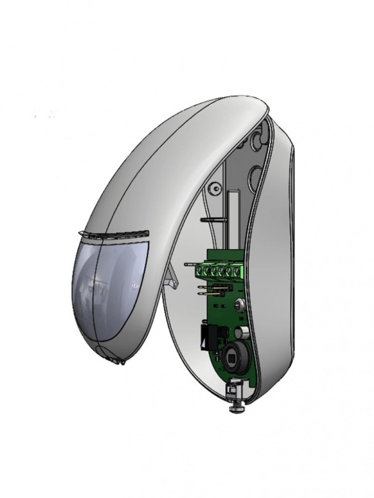 Dsc lc200- detector de movimiento digital infrarrojo cableado anti-mascotas. 15 mts tecnología lodiff® optics y poly ir®,