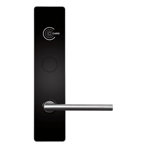 Zkteco lh6800r- cerradura derecha para hotel  mifare 13.56 mhz  35 a 45 mm grosor de puerta  aleación de zinc  224 eventos