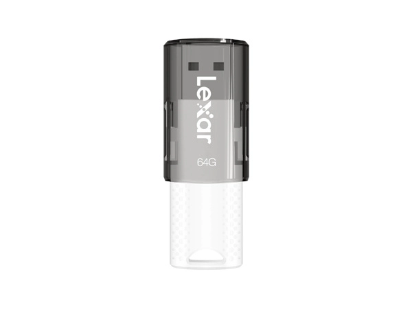Lexar memoria usb 2.0 64gb, jumpdrive s60, tipo a, blancocon tapa