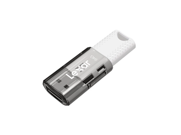 Lexar memoria usb 2.0 64gb, jumpdrive s60, tipo a, blancocon tapa