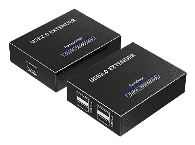 Saxxon lkv100usb - extensor usb 1 puerto usb de entrada permite extender hasta 4 puertos usb de salida hasta 150m con cable cat6com patible con windows & mac & linux