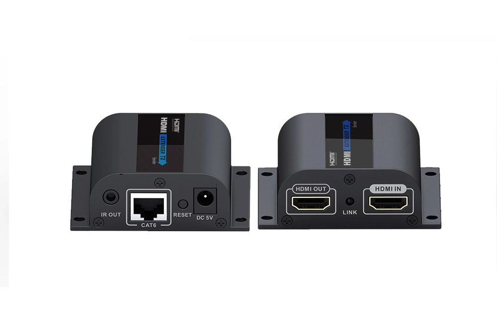 Saxxon lkv372pro- kit extensor de video hdmi resolucion 1080p cat 6 6a cobre  hasta 50 metros loop hdmi en transmisor transmisor ir plug and play