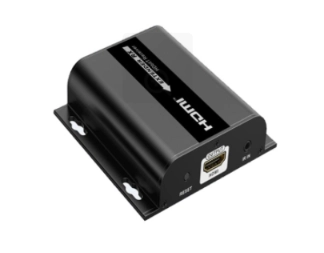 Saxxon lkv38340- kit extensor hdmi sobre ip resolucion 1080p cat 5e 6 hasta 120 metros hasta 253 receptores delay de 70ms hdbit transmisor de ir plug and play