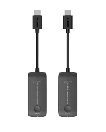 Saxxon lkv488mini- mini extensor hdmi inalámbrico ipcolor resolución de hasta 4k@60hz frecuencia de comunicación de 5ghz hasta 20 metros de distancia