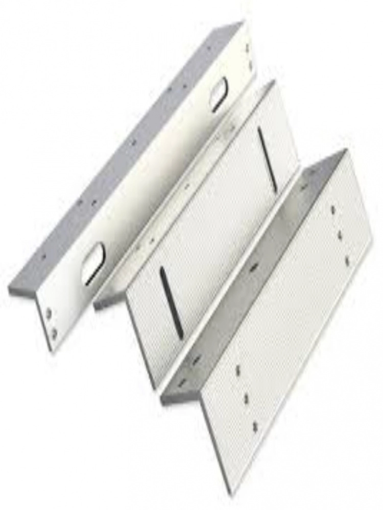 Zkteco lmb120zl - soporte de montaje para diversos tipos de puertas, tipo zl, aluminio anodizado, compatible con cerradura magnética lm120