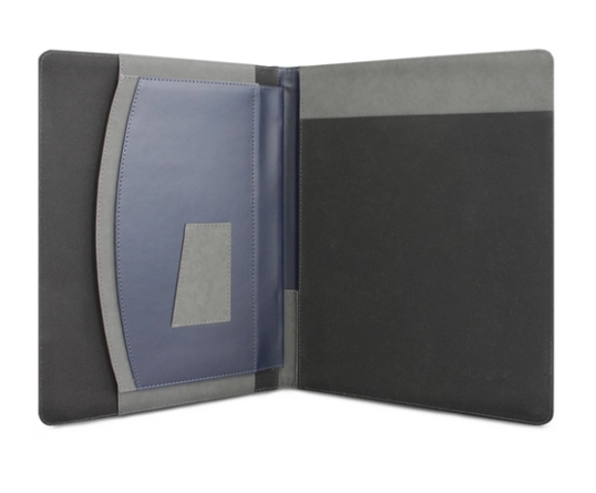 Swissmobility bifolio ejecutivo bernina azul 2 compartimientos internos para hojas y tarjetas