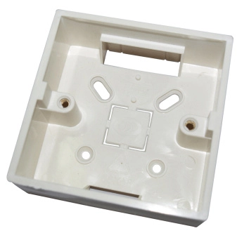 Yli mbb800bp - caja de montaje para botón, plástica, forma cuadrada