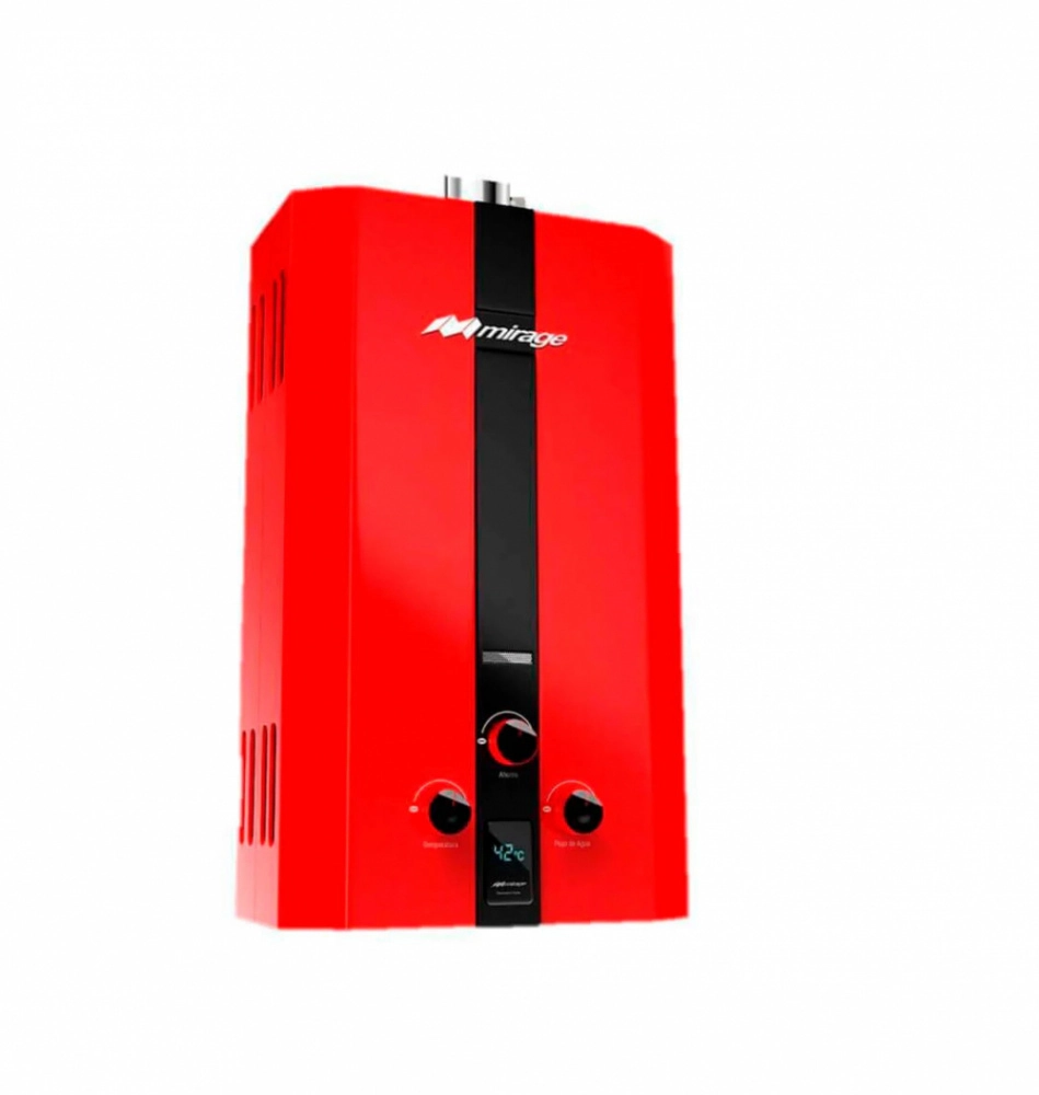 Mirage boiler mbf10bb gas lp,serie flux,10lmin, color rojo
