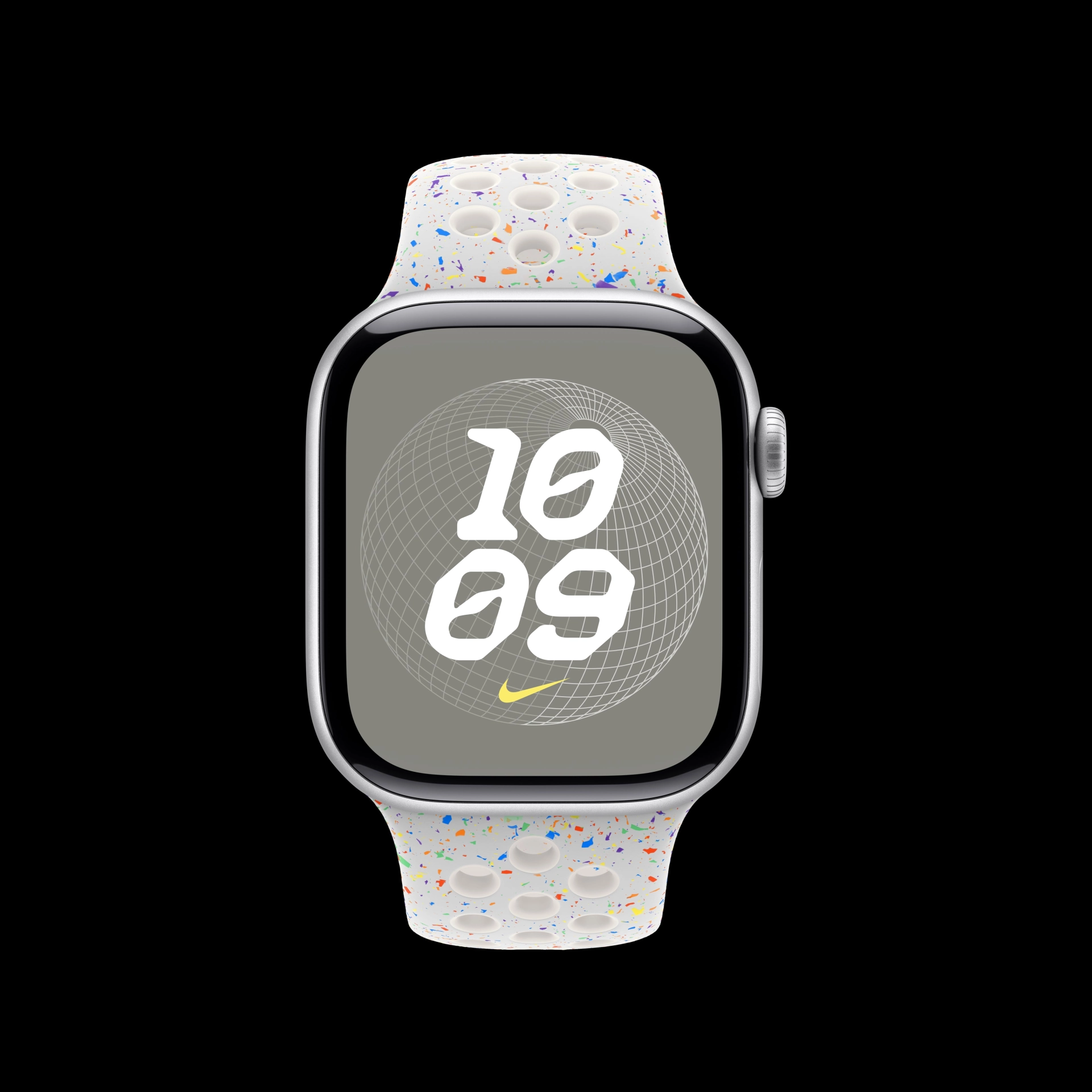 42mm pure platinum nike sport band - s/m