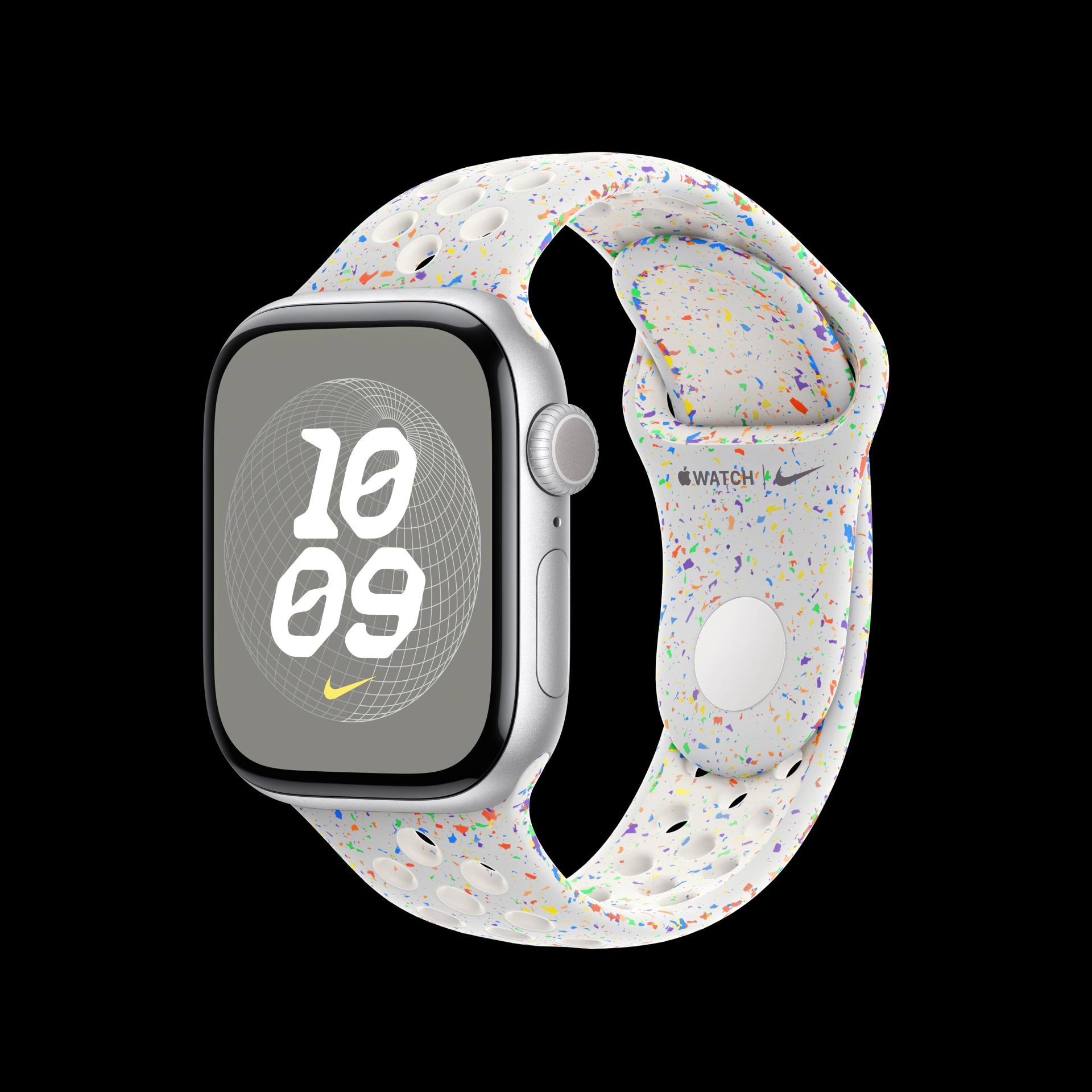 42mm pure platinum nike sport band - s/m