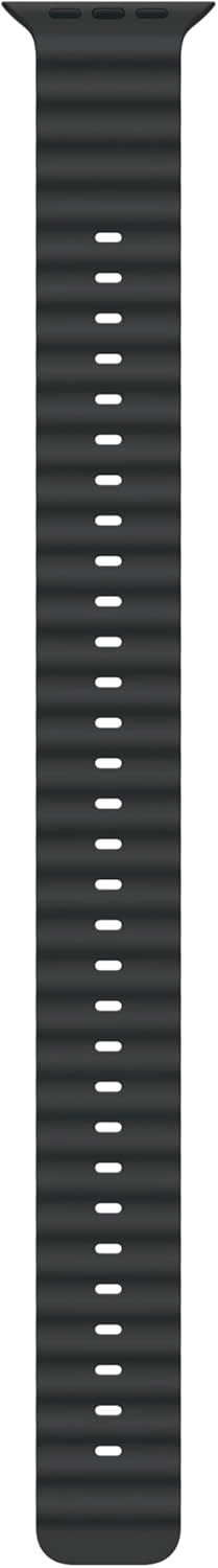 49mm black ocean band extension - black titanium finish