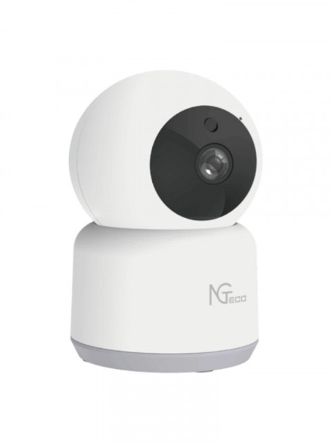 Ngteco ngc2401 - cámara pt wifi  1080p  lente 3.6mm  visión panorámica e inclinación  visión nocturna  almacenamiento local y en la nube   control remoto  audio bi-direccional  funciona con alexa