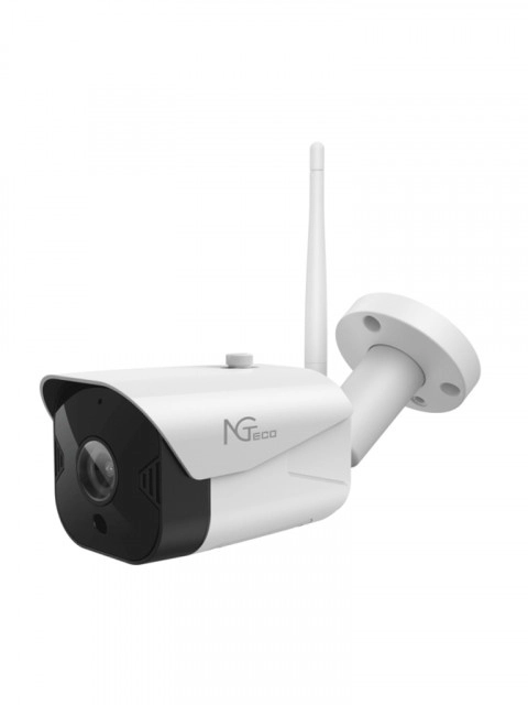 Ngteco ngc401 - cámara bullet wifi  1080p  distancia ir 15 metros  almacenamiento local y en la nube  control remoto  audio bi-direccional  funciona con alexa