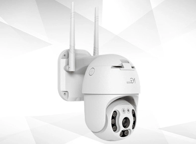 Ngteco ngc4200 - cámara ptz wifi 3mp con lente de 3.6mm, altavoz y micrófono integrados. audio bidireccional y alcance ir de 20m. utiliza compresión de vídeo h.265. compatible con almacenamiento local y en la nube. funciona con alexa