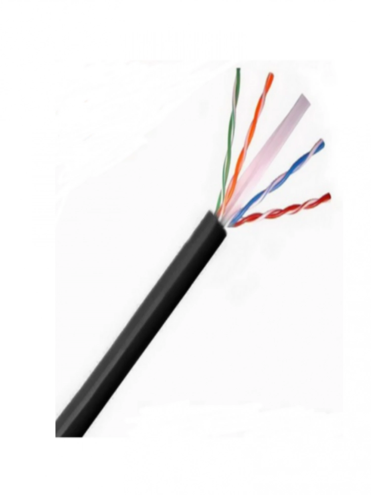 Saxxon outp6cop150ne - bobina de cable utp cat6 100% cobre 150 metros uso exterior cubierta ldpe 4 pares soporta pruebas de rendimiento cumple con estandares iso  iec 11801 ed2; eia  tia568b ul  ideal para cableado de redes y video
