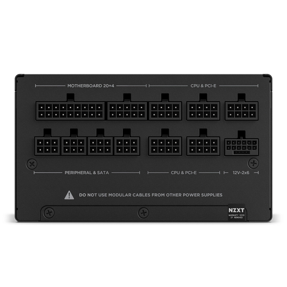 Fuente de poder nzxt negro c850/850w atx /80 gold /full modular/ pciex5.0/gamer