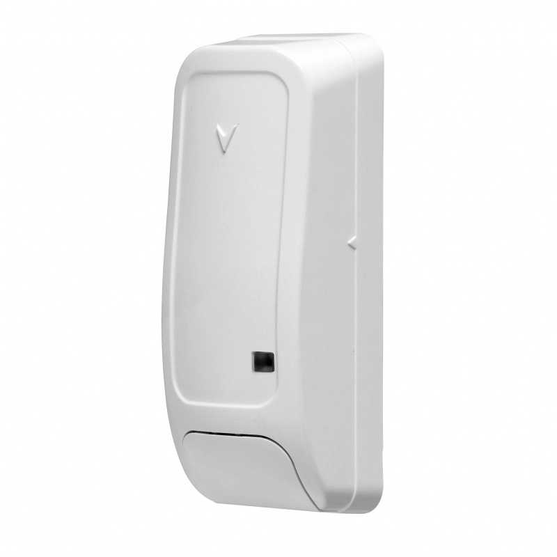 Dsc pg9309 - (versión mejorada del pg9945 ) contacto magnético inalámbrico de puertaventana powerg centrada auxiliar compatible con neo, pro, qolsys e iotega