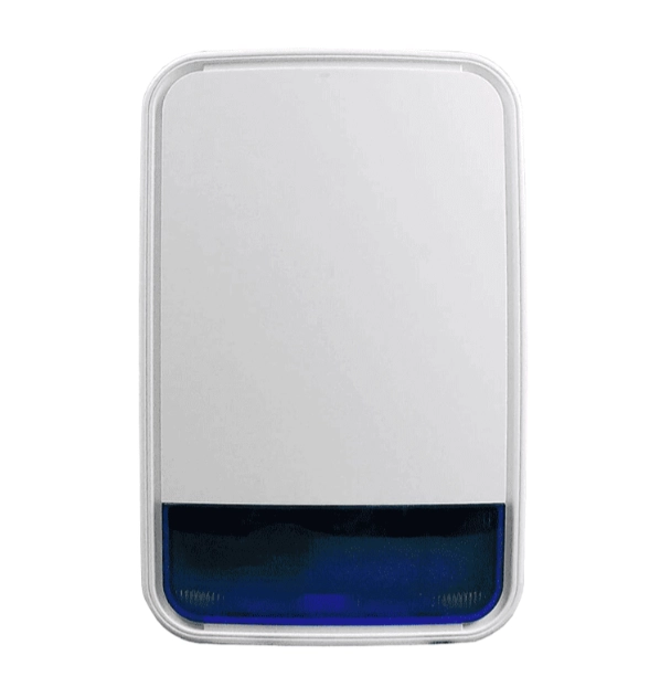 Dsc pg9911bbatt -  sirena con luz estroboscópica exterior 110 db  cbatería inalámbrica  power g compatible con neo, pro, qolsys e iotega
