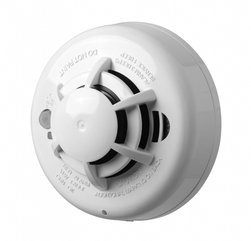 Dsc pg9936 - detector de humo y calor inalámbrico con tecnología power g compatible con neo, pro, qolsys e iotga