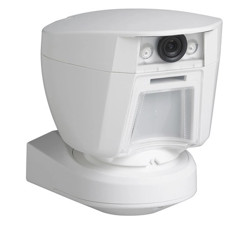Dsc pg9944 - detector de movimiento con cámara de fotograma exterior inalámbrico power g compatible con neo,pro, qolsys e iotega