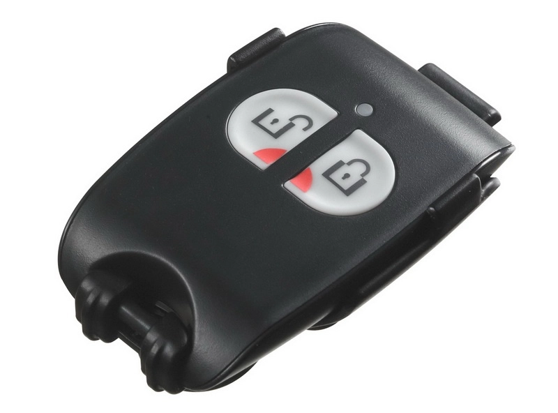 Dsc pg9949 - llavero de 2 botones programables inalámbrico power g con botón de pánico compatible con neo, pro, qolsys e iotega