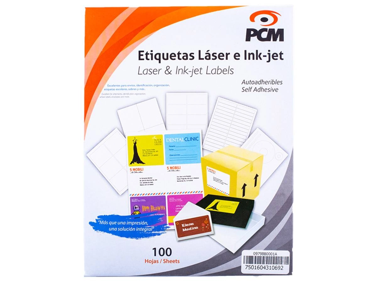 Etiqueta laser pl5161100 4 pulgadas x 1pulgada c100
