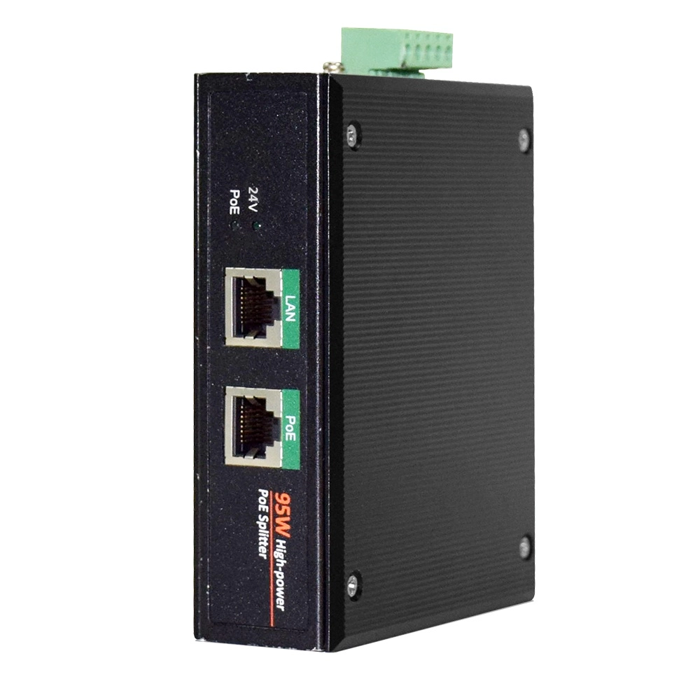 Divisor 101001000mbps, terminal o jack de saluda, 1 canal, 24v3a.