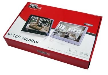 Monitor lcd de 9 ?pulg. dos entradas de video tipo bnc, palntsc, resolucion de 800x480, temperatura de operacion -10 ~ 60 c, alimentaci n 12v  500 ma. peso 450 gramos. incluye soporte para montaje. no incluye fuente de poder.