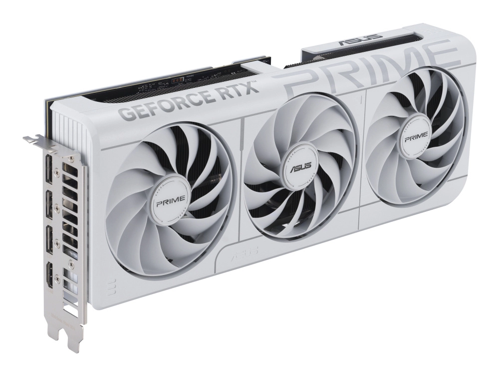 Tarjeta de video asus (prime-rtx5070-o12g-white) 12gb gddr7,192bit, pci-5.0, hdmi,3*dp, 3 fan