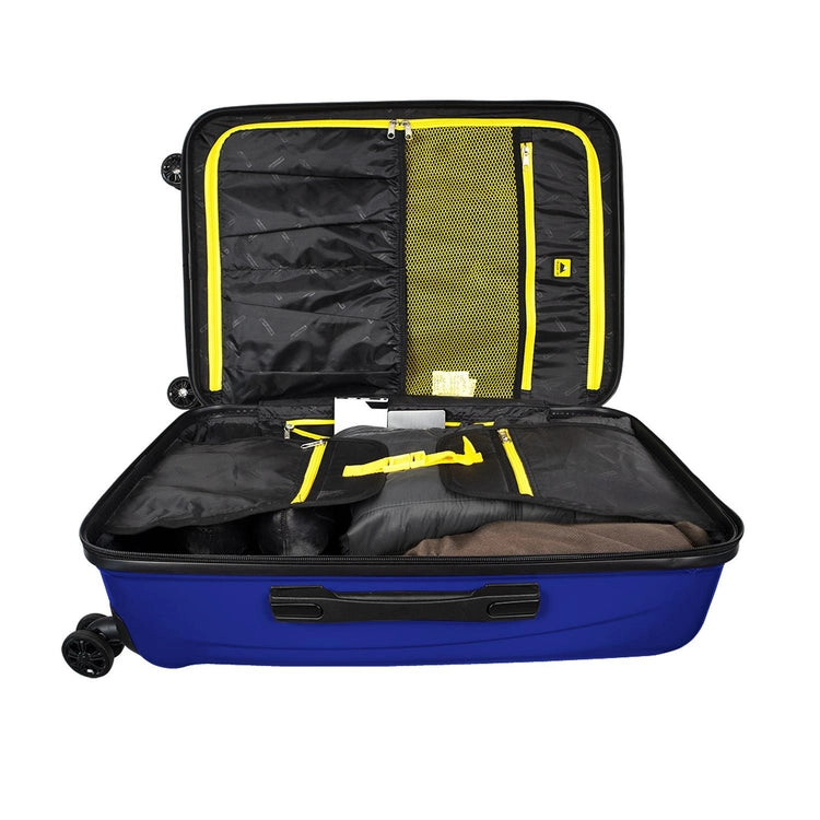 Skypeak maleta pearl rigida  24 pulg.  azul abs ctsa
