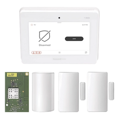 Kit panel de alarma todo en uno  pantalla táctil 7 pulgadas  tecnología six  sensor pir  2 contactos magnéticos  batería de respaldo