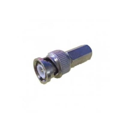 Saxxon psubr10rg59 - bolsa de 10 conectores bnc macho de enroscar para cable siames