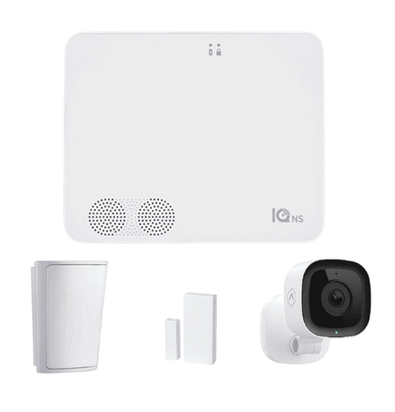 Qolsys iq4 ns video basico - paquete que contiene sistema de alarma iq 4 ns