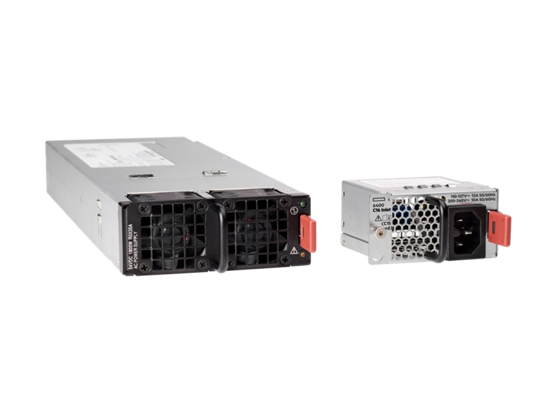 Aruba 6400 1800w power supply with c16 inlet adapter