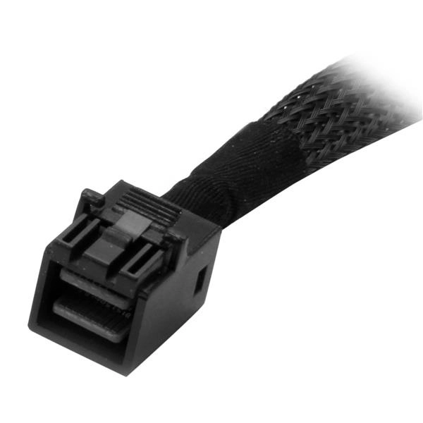 Startech.com cable mini sas interno a sata de 1m - cable sff-8643 a 4x sata - cable for controlador sata, dispositivo de almacenamiento - 6gbits - apantallado - 30 awg - negro, plata