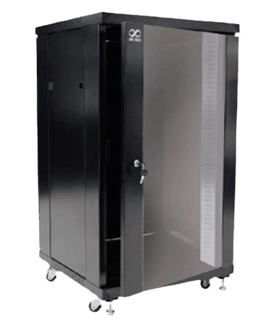 Sbe tech gnl20urp600pc - gabinete de piso de 20ur de alto con puerta de cristal