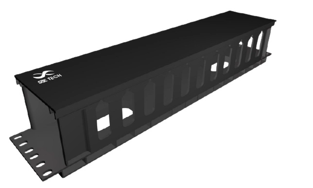 Sbe tech sbe-oh2ur - organizador de cable horizontal 2ur
