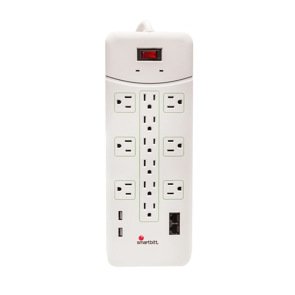 Supresor de picos smartbitt sbss1350j-12 smartbitt supresor  1350j 12c 2 usb