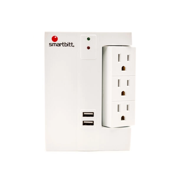 Supresor de picos smartbitt sbbss450j-6  smartbitt supresor 450j 6c 2usb rotator