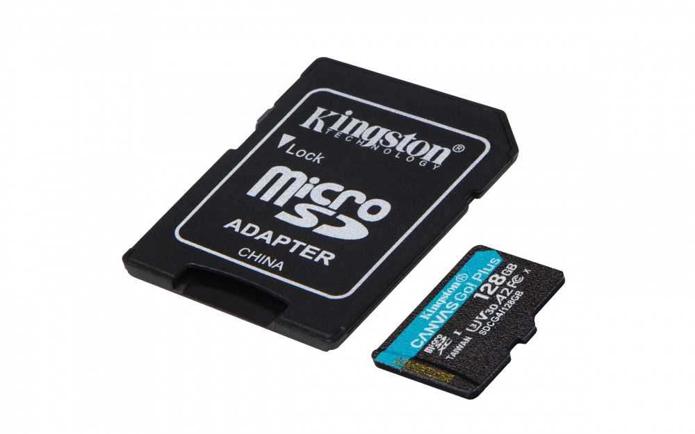 Memoria micro-sd kingston technology canvas go plus 128gb, 200 mbs, clase 10