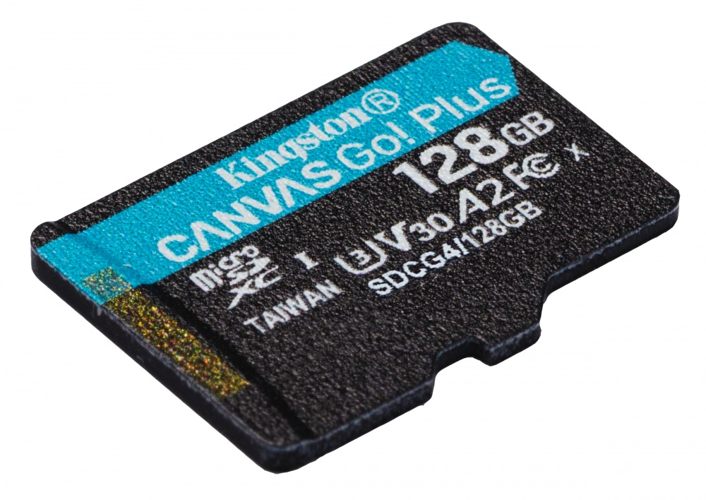 Memoria micro-sd kingston technology canvas go plus 128gb, 200 mbs, clase 10