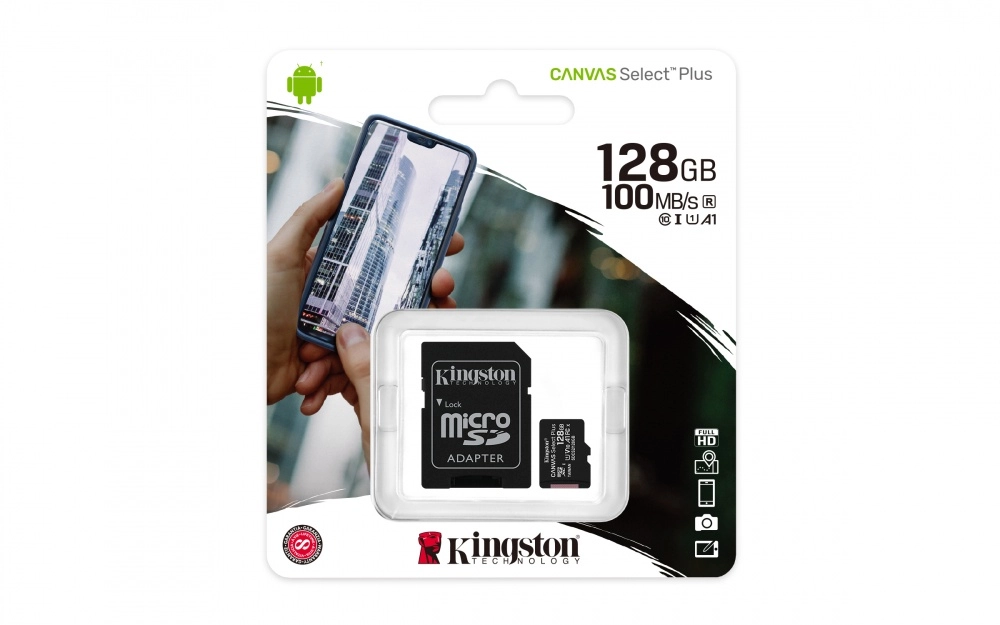 Micro sd 128gb kingston technology cl10 sdcs2