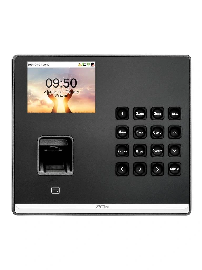 Control de acceso ZKTeco SENSEFP M2, Control de asistencia con huella (3 - 000), tarjeta 125 khz (3, 000), 100, 000 eventos, tcpip (compatible con zkbio zlink)