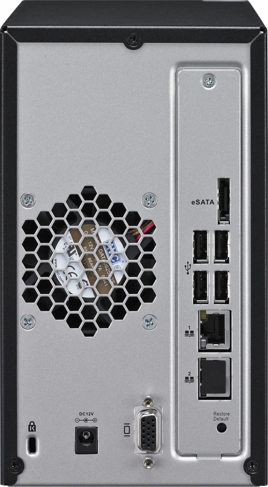 Surveon nv62mp - nvr megapixel  6 canales  h264  monitor local  2 bahias  ra id