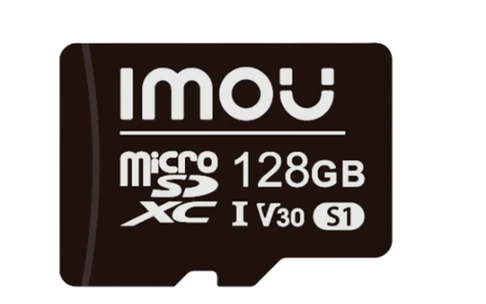 Imou st2-128-s1 - memoria microsd de 128 gb uhs-1, clase 10, u3, v30 3d tlc nand flash velocidad de lectura 95mbs ideal para cámaras de seguridad.