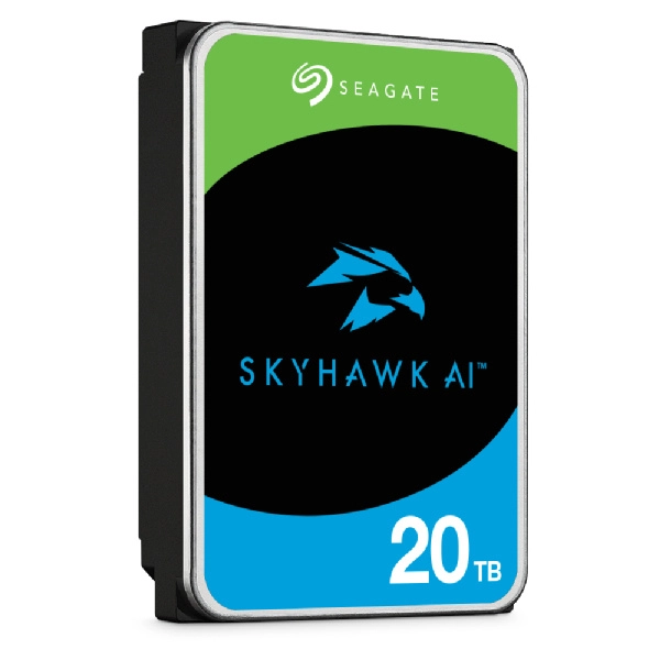Disco duro interno seagate 20tb 3.5 512m skyhawk ai (st20000ve003)