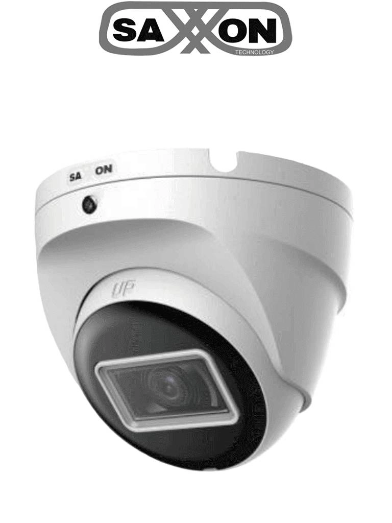 Saxxon sua-hac-t20m-0280b- cámara turret de 2 megapíxeles 1080p lente de 2.8 mm con apertura de hasta 100° cámara metálica