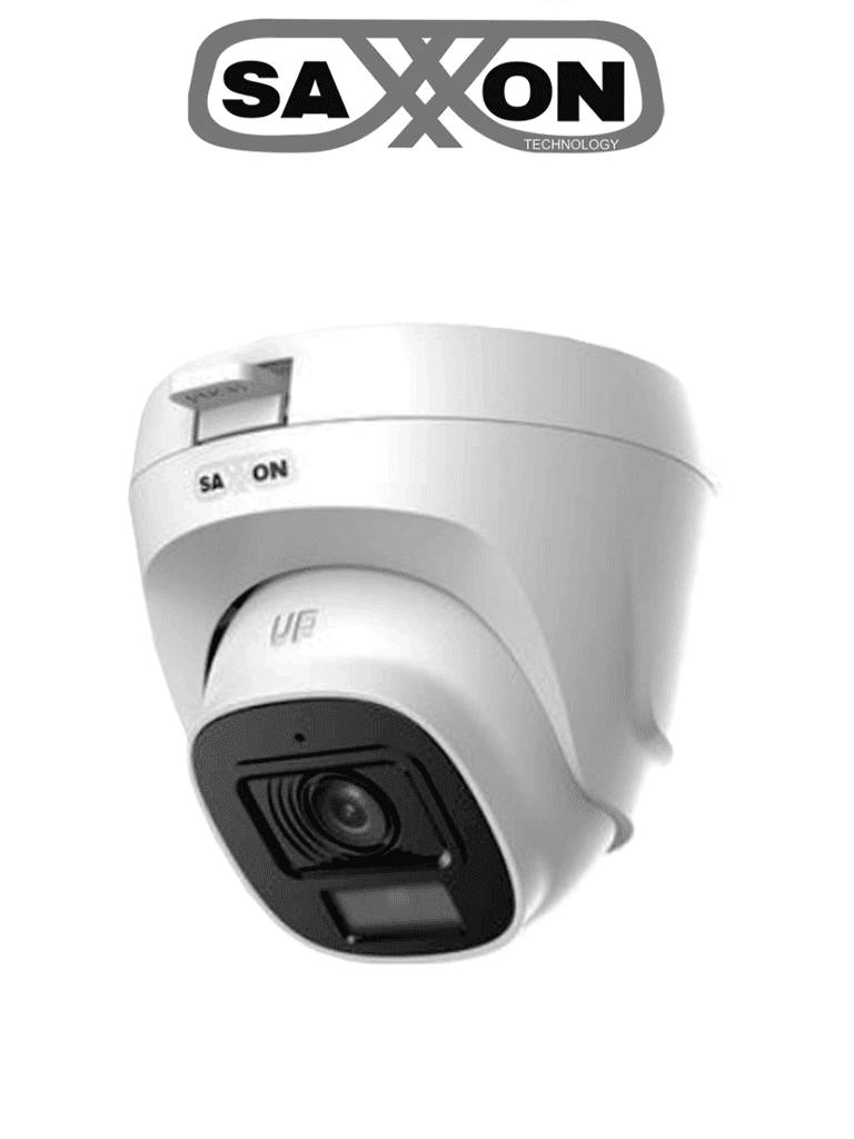 Saxxon sua-hac-t20p-0280b- cámara turret de 2 megapíxeles lente de 2.8 mm con visión de apertura de hasta 100° policarbonato ir de hasta 20m